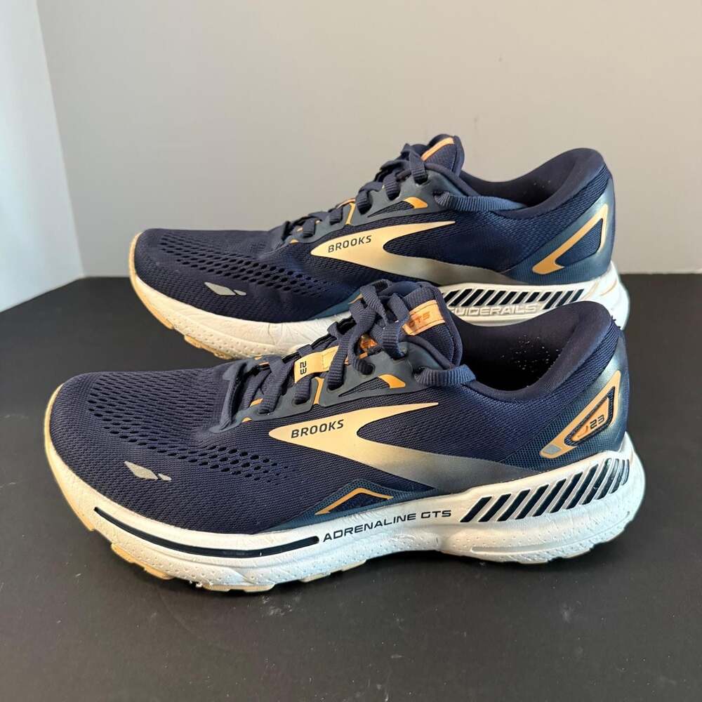 Brooks‎ Adrenaline GTS 23 Running Shoes Navy Blue Size 10 - Picture 3 of 16